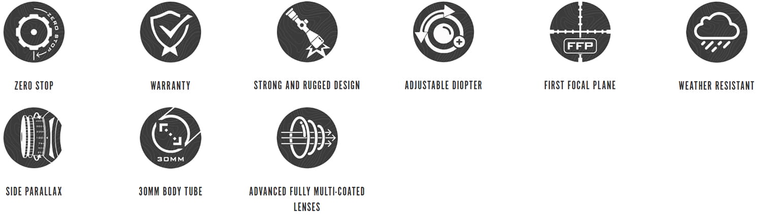 Element Optics Zielfernrohr Helix GEN 2 | 6-24x50 FFP APR-2D MRAD