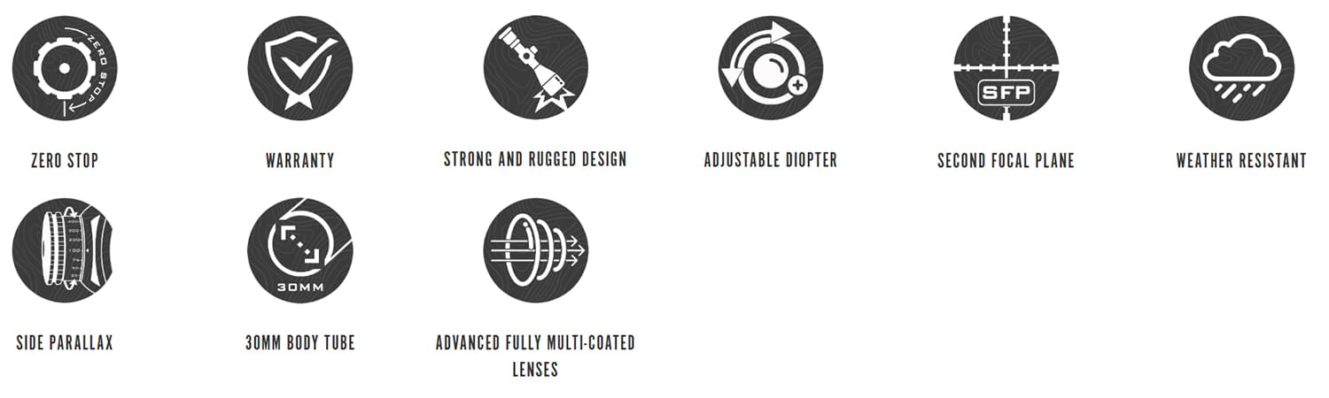 Element Optics Zielfernrohr Helix GEN 2 | 6-24x50 SFP APR-1C MRAD