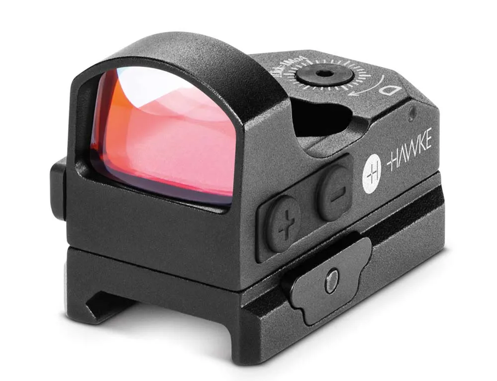 Leuchtpunktvisier Hawke Micro Reflexvisier Rotpunktvisier 3 moa 12141 front