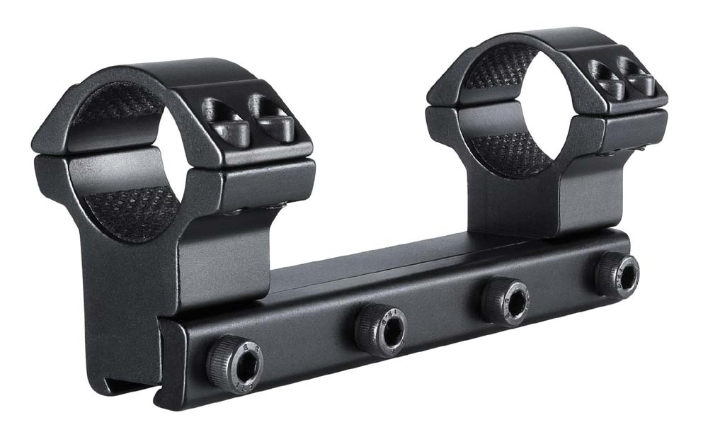HAWKE 1 teilige Zielfernrohrmontage für 9-11 mm Prismenschiene 25,4 mm Mittelrohr - Hohe Version
