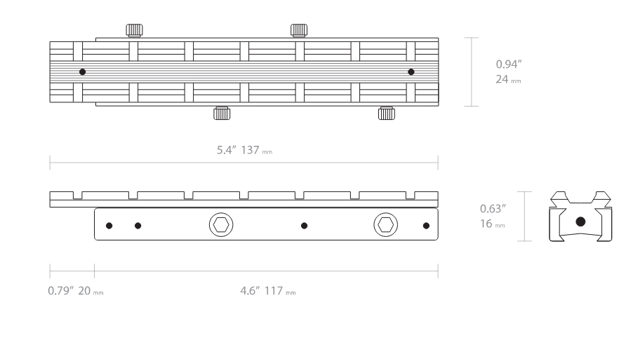 hawke-adapterschiene-11mm-prismenschiene-auf-weaver-22403-abmessungen-2