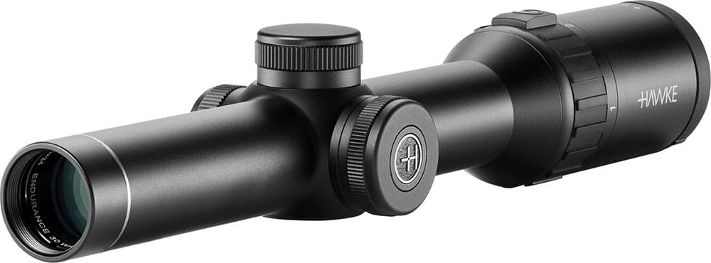 Hawke Zielfernrohr Endurance 30 FD 1-6x24 l4a M.O.A. Fiber Dot Leuchtabsehen 16401