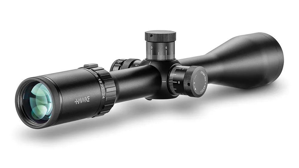 Hawke Zielfernrohr Vantage 30 WA FFP 6-24×50 SF Half Mil Dot IR Leuchtabsehen - 1/10 MRAD - Parallaxenausgleich 14 300