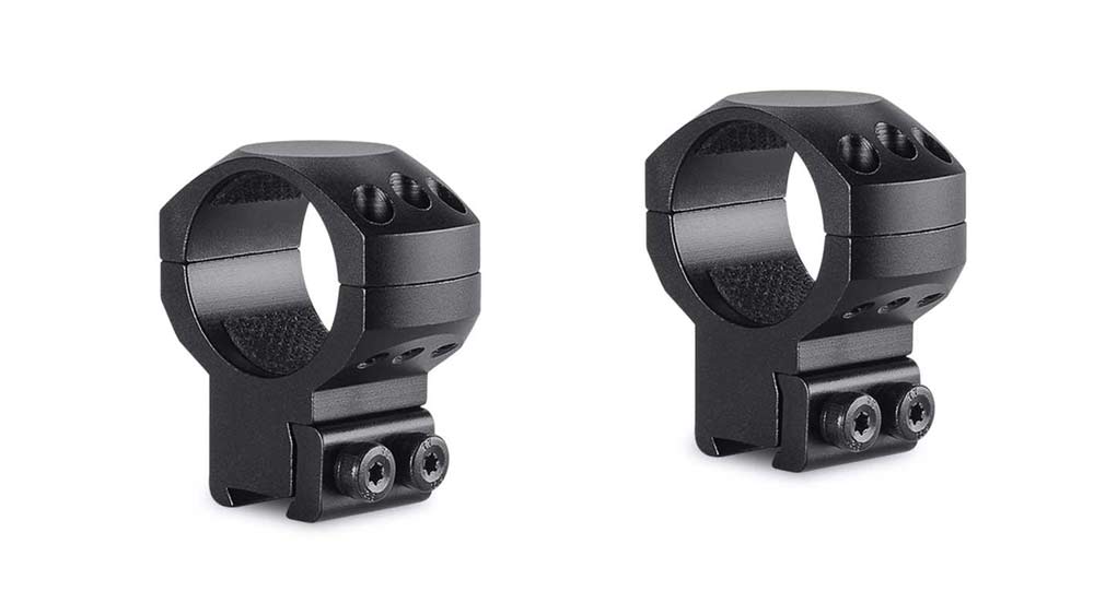 HAWKE Tactical Zielfernrohrmontage für 9-11 mm Prismenschiene 25,4 mm Mittelrohr - Hohe Version 24102