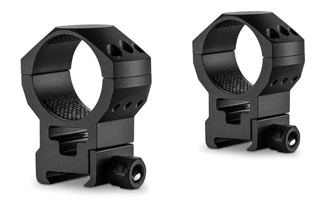 HAWKE Tactical Zielfernrohrmontage für Weaver / Picatinnyschiene 34 mm Mittelrohr - Bauhöhe Hoch / High 24 120