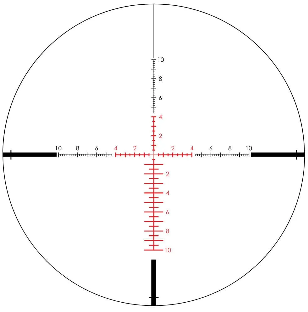 VORTEX PST GEN II Serie 2-10x32 FFP EBR-4 Leuchtabsehen MRAD
