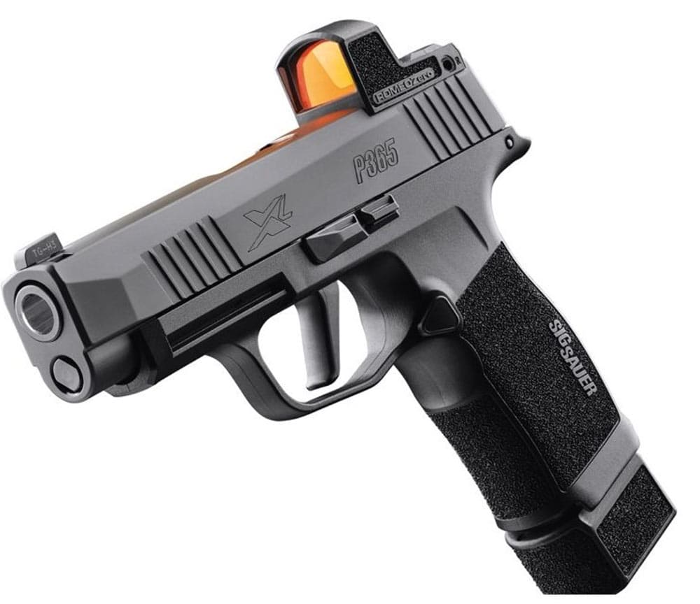 Reflexvisier Sig Sauer ROMEOZero mit 6 MOA Rotpunkt Absehen auf Kurzwaffe