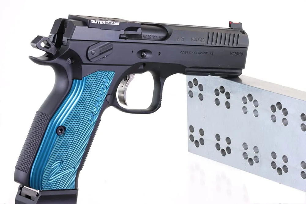 Outer Impact Kurzwaffen Adapter für Reflexvisiere für CZ Shadow 2 OR Pistolen mit Optics Ready System