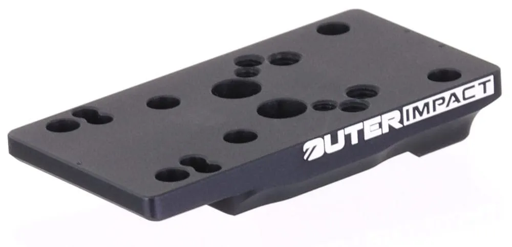 Outerimpact Universal Red Dot Kurzwaffen Adapter für CZ Tactical Sport 2 Pistolen M.R.A.