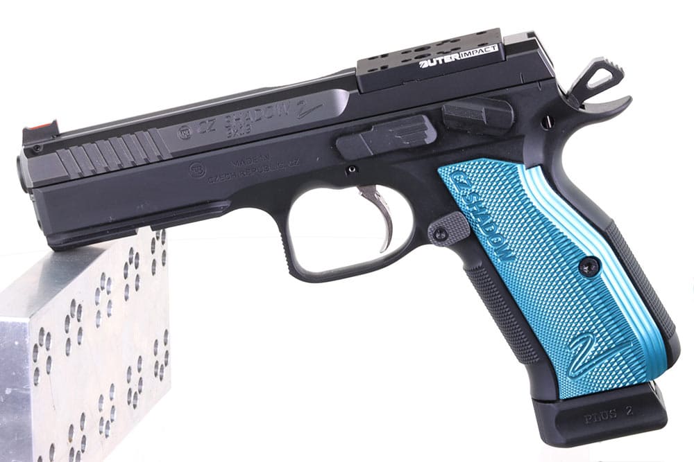 Outerimpact Kurzwaffen Adapter für Rotpunktvisiere CZ Shadow 2 OR Pistolen mit Optics Ready System