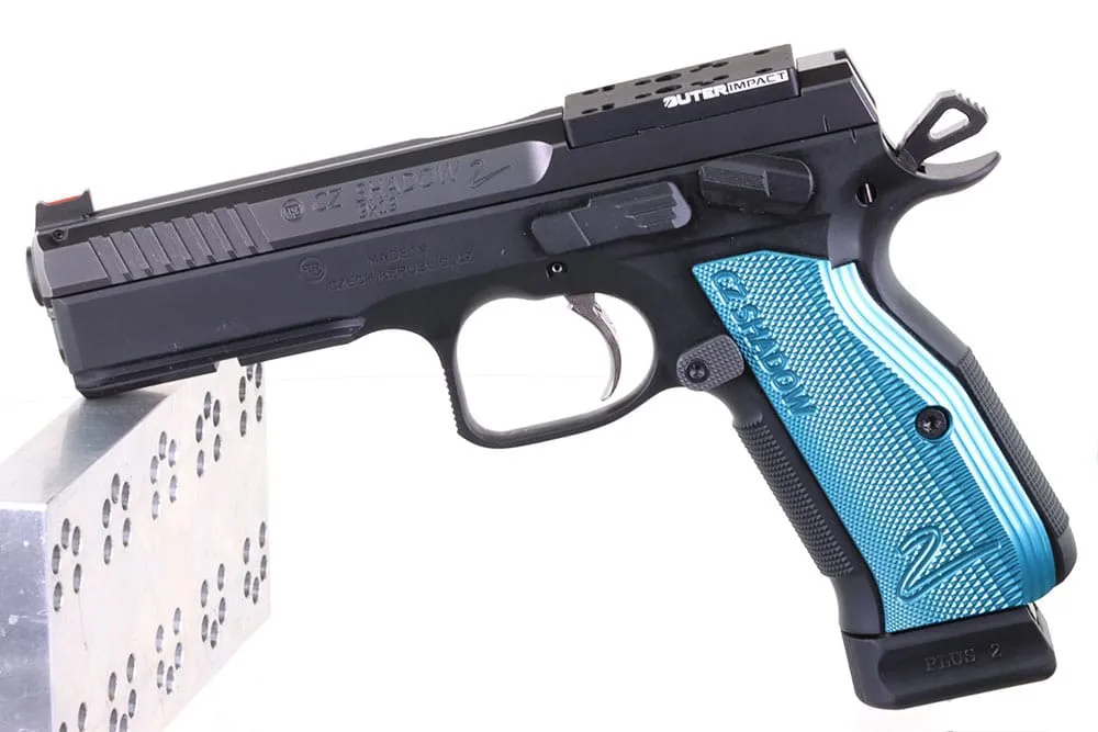 Outerimpact Kurzwaffen Adapter für Rotpunktvisiere CZ Shadow 2 OR Pistolen mit Optics Ready System