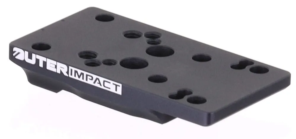 outerimpact red dot kurzwaffen adapter für CZ Tactical Sport 2 Pistolen detailansicht