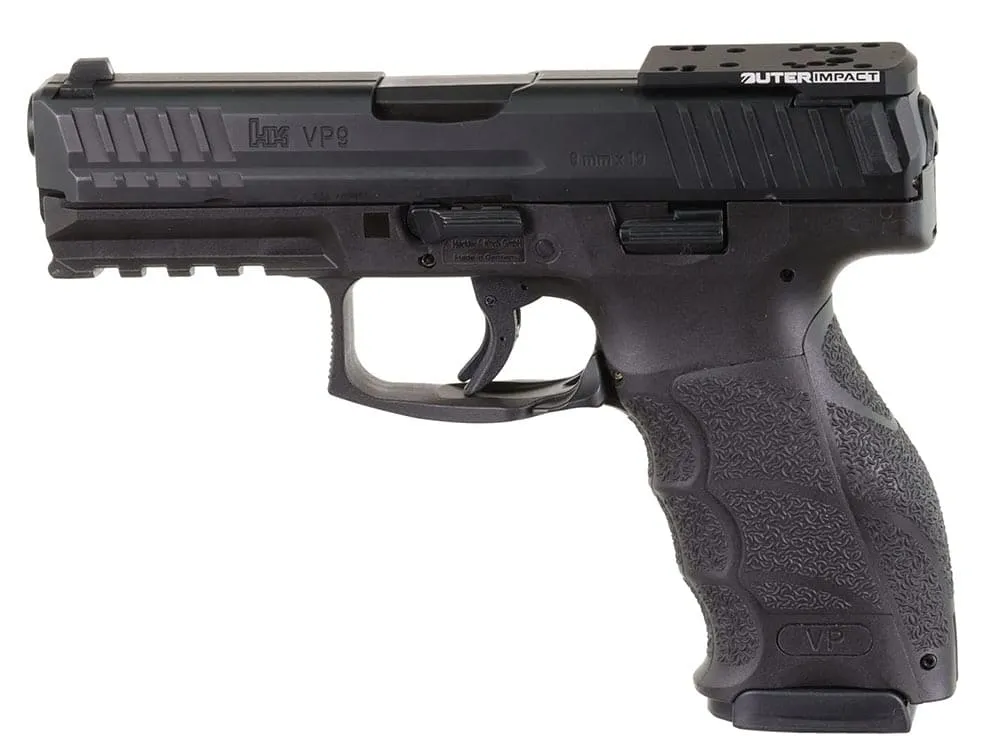 Outerimpact Universal Red Dot Adapter für Heckler & Koch SFP9 und VP9 Pistolen M.R.A.
