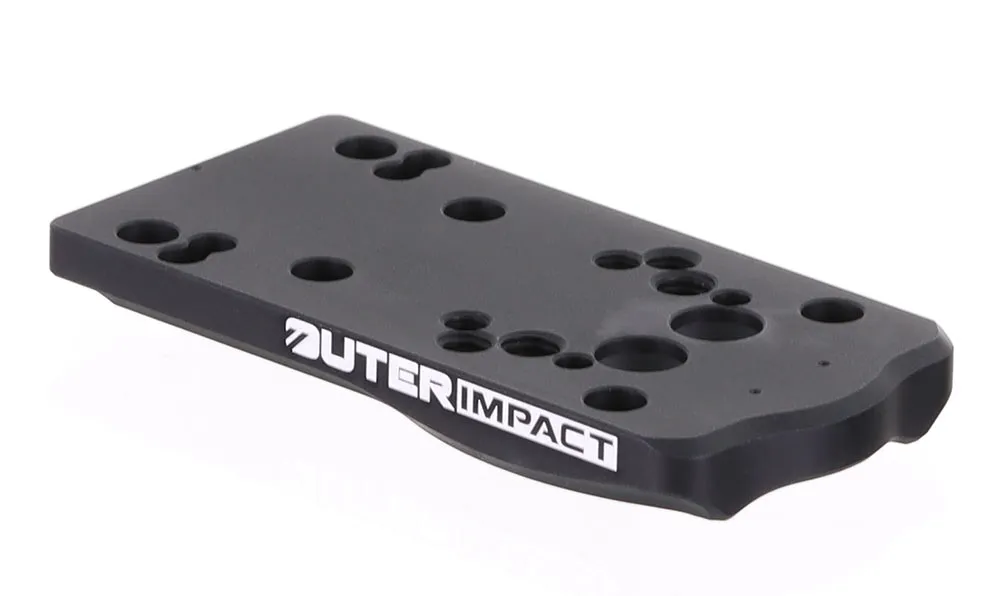 outerimpact red dot kurzwaffen adapter für CZ Shadow 2 Pistolen detailansicht