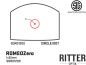 Preview: Absehen Reflexvisier Sig Sauer ROMEOZero PRO mit 2 MOA Circle Dot