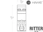 Preview: hawke-qr-schnellspannhebel-aufkippmontage-30mm-hohe-version-weaver-stahlmontagen-23107-abmessungen
