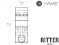 Preview: hawke-qr-schnellspannhebel-aufkippmontage-30mm-medium-weaver-stahlmontagen-23106-abmessungen