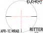 Mobile Preview: Element Optics Zielfernrohr Helix HDLR | 2-16x50 SFP APR-1C MRAD mit Leuchtabsehen