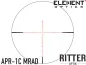 Preview: Element Optics Zielfernrohr Helix HDLR | 2-16x50 SFP APR-1C MRAD mit Leuchtabsehen