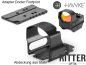 Preview: Stahlabdeckung und Montageadapter Docter HAWKE Frontier 1x30 Reflexvisier inklusive Montage Weaver / Picatinny und Docter Footprint 3 MOA Red Dot 12 162