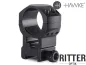 Preview: HAWKE Tactical Aufkippmontage für Weaver / Picatinnyschiene 30mm Mittelrohr - extra Hoch 24 118