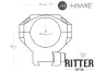 Preview: HAWKE Tactical Aufschubmontage für 9-11 mm Prismenschiene 25,4 mm Mittelrohr - Mittelhoch 24 101 Abmessungen