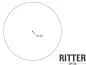 Preview: Ritter-Optik Rotpunktvisier mit einem Verstellbereich 140 MOA Verstellrate 0,5 MOA auf 100 m Punktgröße 2 MOA hocheffiziente LED-Technik