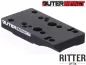 Preview: Outerimpact Universal Rotpunktvisier Adapter für CZ Shadow 2 OR Optics Ready Pistolen M.R.A.
