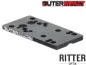 Preview: Outerimpact Universal Red Dot Adapter für Glock® Pistolen M.R.A.