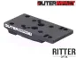 Preview: Outerimpact Universal Red Dot Adapter für CZ Tactical Sport 2 Pistolen M.R.A.