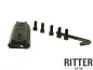 Preview: NATO SCHIENE Picatinny Schiene 100 mm | gewölbter Boden STANAG 4694