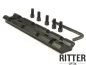 Preview: MIL-STD-1913 STANAG 4694 Picatinny Schiene 100 mm | gewölbter Boden STANAG 4694