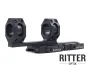 Preview: QD Cantilever Mount Zielfernrohr Montage für 30 mm / 25,4mm Mittelrohr für Picatinny 2,76 Inch Offset Schnellmontage