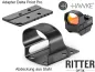 Preview: Stahlabdeckung und Montageadapter Docter HAWKE Frontier 1x30 Reflexvisier inklusive Montage Weaver / Picatinny und Delta Point Pro Footprint 3 MOA Red Dot 12 163