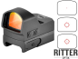 Preview: Red Dot V-VISIONS III 1x24 Micro Reflexvisier 2 MOA Dot & Circle Dot mit RMR Footprint und Picatinny Montagebase