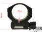 Preview: Abmessung Ritter-Optik Tactical Aufkipp Zielfernrohrmontage für Weaver / Picatinnyschiene 30mm Mittelrohr - Medium Ring
