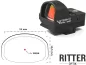 Preview: Red Dot Leuchtpunktvisier V-Vision III Leuchtpunkt 2 M.O.A.