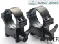 Preview: Rusan Quick Release Aufkippmontage aus Stahl für Weaver- oder Picatinnyschienen Bauhöhe 10mm