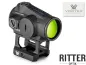 Preview: Leuchtpunktvisier VORTEX CROSSFIRE II Leuchtpunktvisier 2 MOA Grüner Punkt Solar Auto D-TEC mit Multi-Height und Low Mount System für Picatinny-Schiene CF2-GD2-SLR
