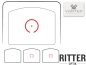 Preview: Reflexvisier VORTEX Defender CCW™ Enclosed Solar Micro Red Dot mit Multi-Reticle-System 3 Absehen zur Auswahl