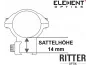 Preview: Element Optics Montageringe Accu Lite hohe Sattelhöhe 14 mm höhe 50002