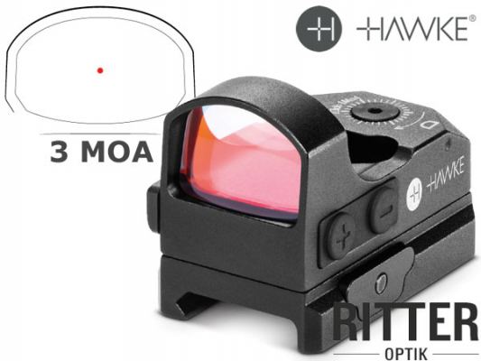 Red Dot Reflexvisier HAWKE MICRO 3 moa