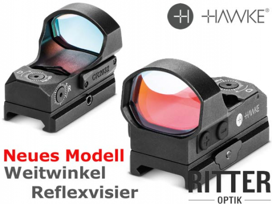 rotpunkt micro reflexvisier HAWKE MICRO 3 moa weitwinkel