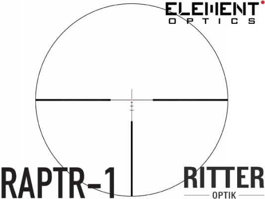 Element Optics Zielfernrohr Helix HD | 2-16x50 SFP RAPTR-1 MRAD mit Leuchtabsehen