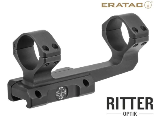 ERATAC Ultraleichte Blockmontage 30mm Tubus Offset 56mm für Picatinnyschiene. Eine Eratac Cantilever-Montage mit 20 MOA VORNEIGUNG