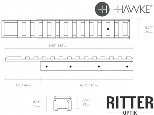 hawke-1teilige-adapterschiene-11mm-prismenschiene-auf-weaver-22401-abmessungen