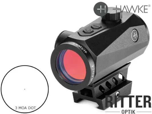 hawke-endurance-rotpunktvisier-1x30-qr-montage-3moa-front