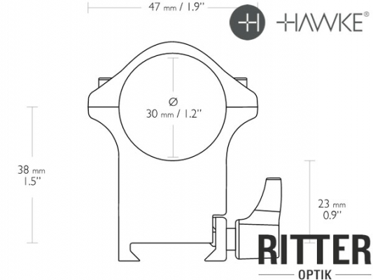 hawke-qr-schnellspannhebel-aufkippmontage-30mm-extrahohe-version-weaver-stahlmontagen-23108-abmessung