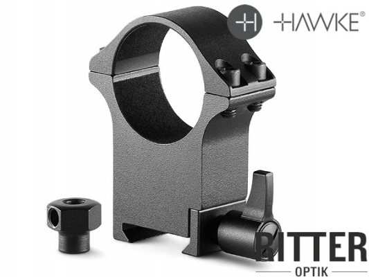 hawke-qr-schnellspannhebel-aufkippmontage-30mm-extrahohe-version-weaver-stahlmontagen-23108