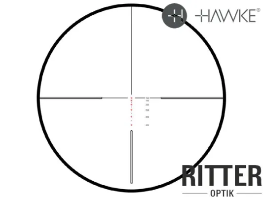 Hawke Vantage 30 WA 4-16×50 SF IR Rimfire .17 HMR 16x Leuchtabsehen MOA 14294